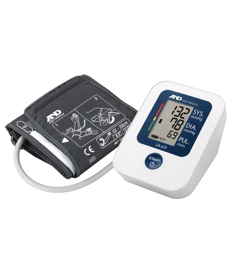 A&D UA651 A&D UA-651/UA-651SL Simple Monitoring with Accuracy Upper Arm Blood Pressure Monitors