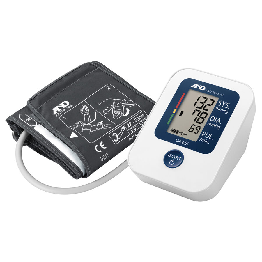 A&D UA651 A&D UA-651/UA-651SL Simple Monitoring with Accuracy Upper Arm Blood Pressure Monitors