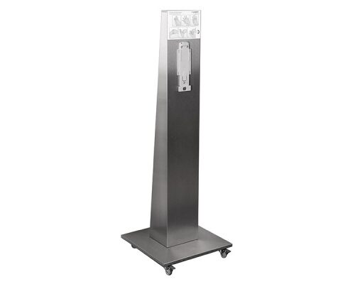 disinfection point afp with wheels Ophardt Disinfection Point with Wheels