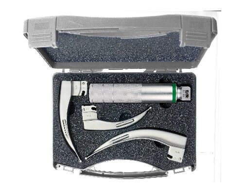 KaWe F.O . Laryngoscope Set- Adult 1 Handle + 3 Blades 03.62020.011