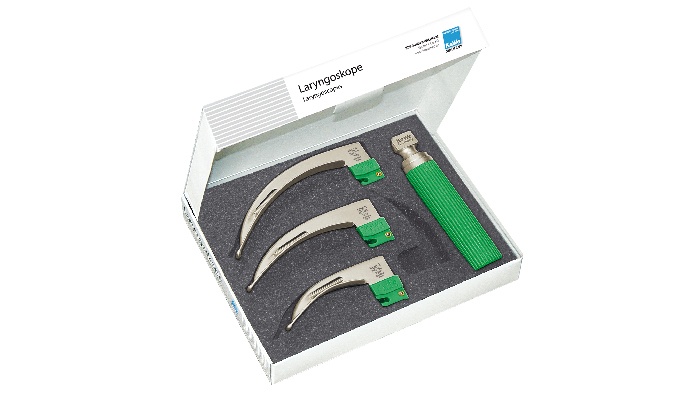 fo laryngoscope set-adult 1handle 3blades 0362022 002 KaWe F.O . Laryngoscope Set- Adult 1 Handle + 3 Blades 03.62022.002