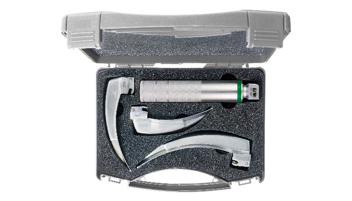 fo laryngoscope set adult 1handle3blades 0362320-011 KaWe F.O . Laryngoscope Set- Adult 1 Handle + 3 Blades 03.62320.011