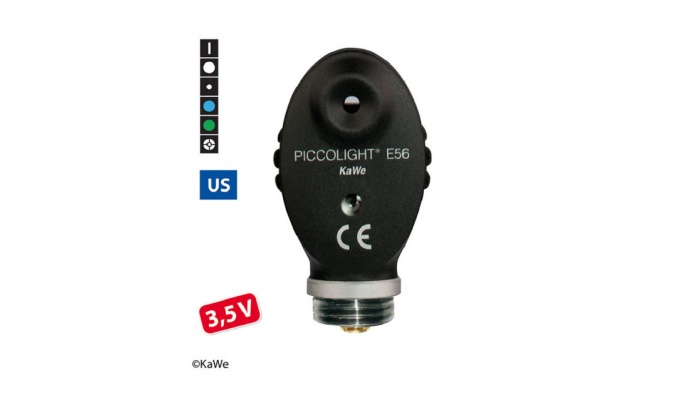 KaWe PICCOLIGHT E56 ophthalmoscope head / US (night)