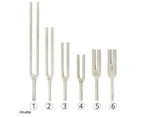 tuning forks for aurists plattern hartmann without clamps KaWe Tuning forks for Aurists plattern Hartmann without clamps