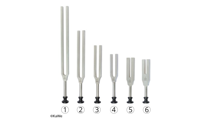 KaWe Tuning forks for Aurists plattern Lucae without clamps
