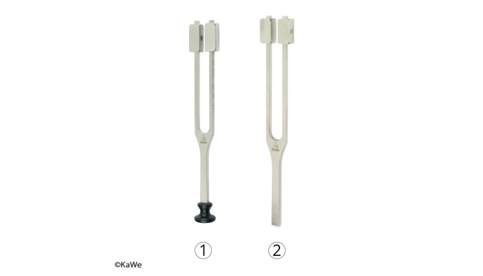 tuning forks for aurists with clamps KaWe Tuning forks for Aurists with clamps