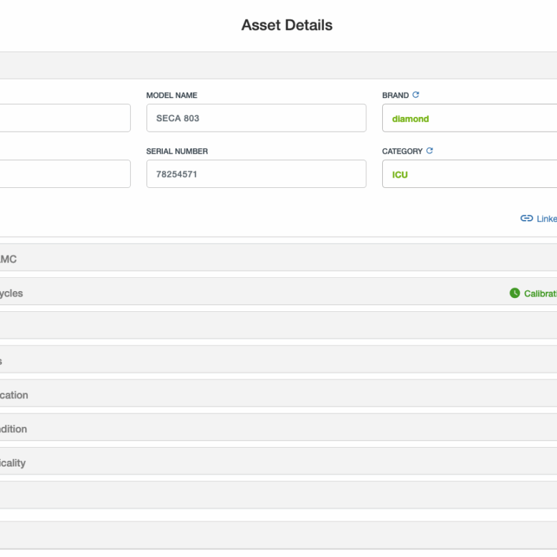 Atto Healthcare Asset Management Software